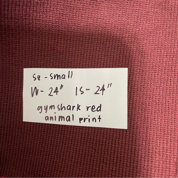 Gymshark Womens Adapt Animal Seamless Leggings Red Reef/Cherry Brown | Sz Small - Picture 12 of 16